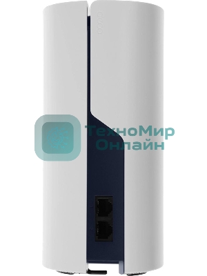 Бесшовный Mesh роутер TP-Link DECO P9 (2-PACK) AC1200 10/100/1000BASE-TX белый (упак.:2шт)