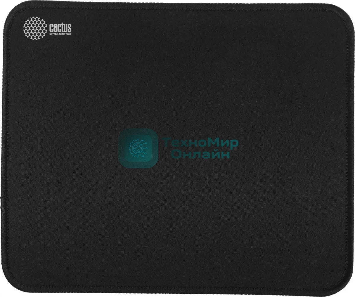 Коврик для мыши Cactus черный 300x250x3мм (CS-MPC-D01M)