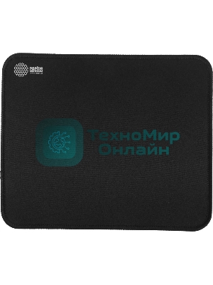 Коврик для мыши Cactus черный 300x250x3мм (CS-MPC-D01M)