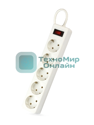 Сетевой фильтр Smartbuy (SBSP-50-W) - 5 роз х 5 м - белый