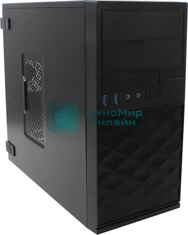 Компьютерный корпус Mini Tower InWin EFS052 Black 600W PM-600ATX U3*2 +A(HD)+ front fan holder+ Screwless mATX