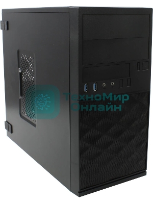 Компьютерный корпус Mini Tower InWin EFS052 Black 600W PM-600ATX U3*2 +A(HD)+ front fan holder+ Screwless mATX
