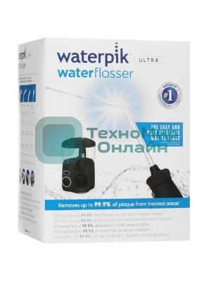 Ирригатор Waterpik WF-112EU черный, от сети, 600 мл, 10 режимов