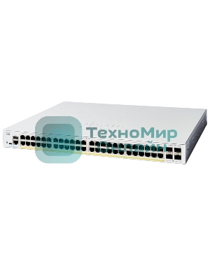 Коммутатор Cisco Catalyst C1200-48P-4X, 48×1 Гбит/с + 4×10 Гбит/с SFP+
