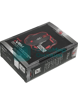 Мышь проводная A4Tech Bloody V8M Max черный, 12000 dpi, USB, кнопки - 10