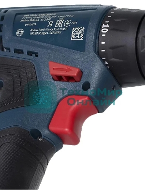 Дрель-шуруповерт Bosch GSR 120-LI C, 12 В, 2 Ач, 30 Нм, щеточный