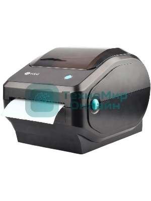 Принтер наклеек G&G GG-D410 стационарный, прямая термопечать, 203 dpi, 152 мм/сек, USB черный
