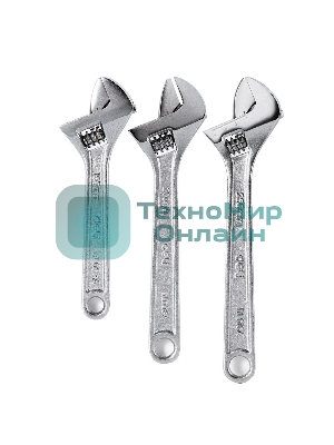 Набор разводных гаечных ключей Deli DL006A-3 3 шт 6