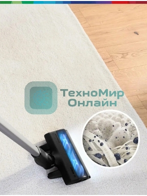 Пылесос вертикальный Bosch BCS931GAC серый, питание от аккумулятора, уборка сухая, пылесборник 0.4 л