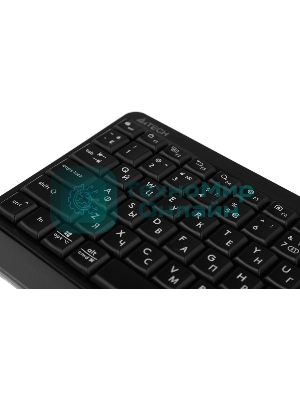 Клавиатура беспроводная A4Tech Fstyler FBK11, USB, Bluetooth/Радиоканал, черный/серый