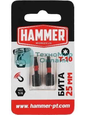 Бита Haммer Flex 203-179TORX-1025мм, 2шт.