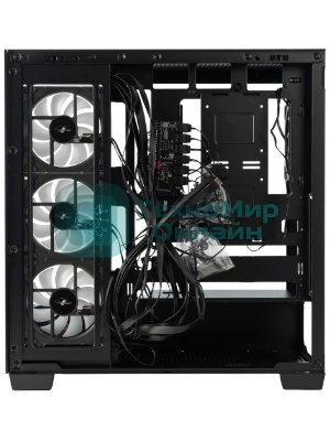 Корпус eATX Eurocase M9 Max-Fish tank M9 MAX 2ARGB 3_0_2 BLACK черный