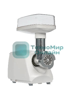 Мясорубка электрическая Аксион М14.02 белый, 600 Вт, 0.7 кг/мин, насадки - 6