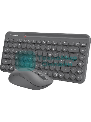 Комплект клавиатура+мышь A4Tech FStyler FG3200 Air2 беспроводной, USB, 2000 DPI, серый