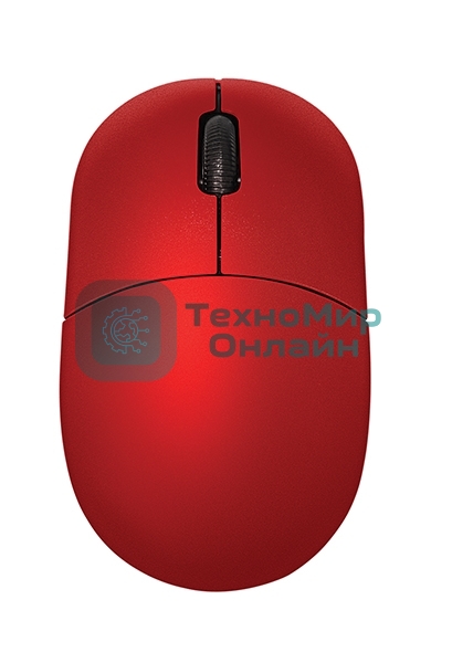 Мышь проводная Qumo Simple Office M92 красный, 1000 dpi, USB, кнопки - 3