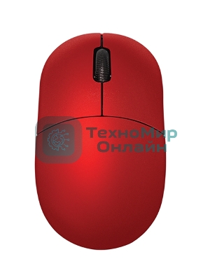 Мышь проводная Qumo Simple Office M92 красный, 1000 dpi, USB, кнопки - 3