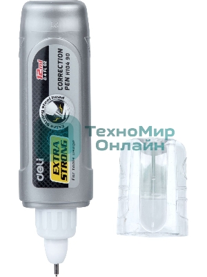 Ручка корректор Deli EH10490 шариковый белый 12мл