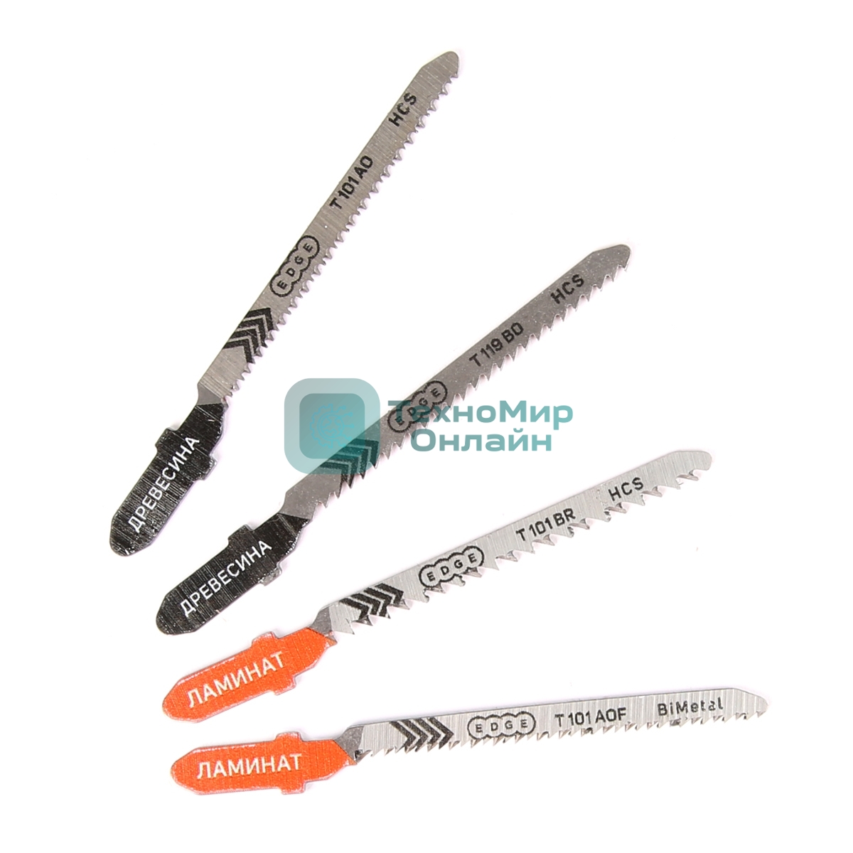 Набор пилок для лобзика (4 шт.) EDGE by PATRIOT 814010015