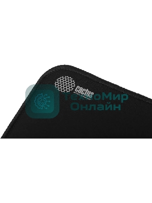 Коврик для мыши Cactus черный 300x250x3мм (CS-MPC-D01M)