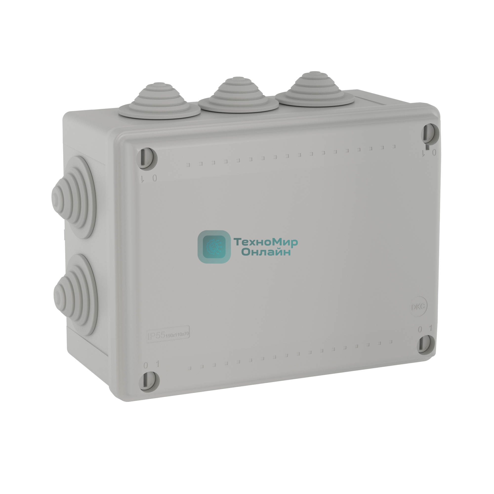 Коробка распределительная DKC 54100 ОП 190х140х70, 10 каб.ввод., IP55