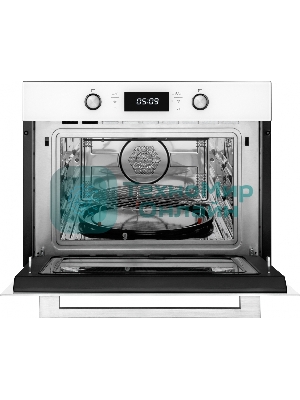 Духовой шкаф электрический Weissgauff OE 449 PDW белый, встраиваемый