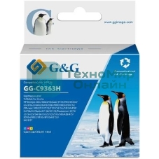 Картридж струйный G&G GG-C9363HE GG 134 цветной (18 мл) для HP DJ 6543, 5743, 5740, 6843, PS 325, 375, 8153, 8453