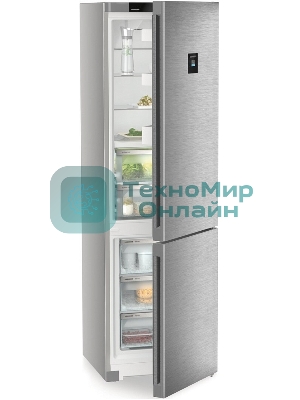 Холодильник Liebherr CBNsdc 573i-22 серебристый двухкамерный 266/94л морозилка снизу, No Frost