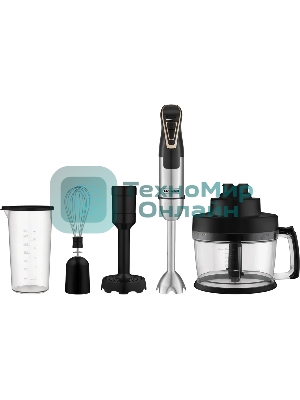 Блендер погружной Rondell RDE-1303 1800 Вт, черный/нержавеющая сталь