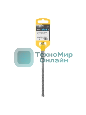 Бур по бетону Denzel цельная крестовая пластина, 8x165 мм, SDS PLUS