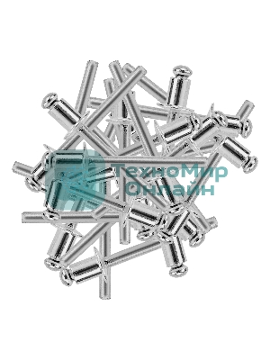 Заклепки алюминиевые Denzel, 3/16