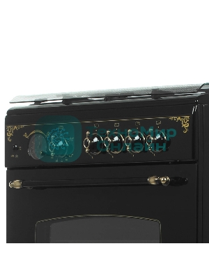 Плита газовая Gefest ПГ 6100-03 0179 черный, конфорок 4 шт, духовка 52 л, 60 см x 85 см x 60 см