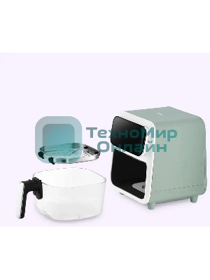 Аэрогриль Kitfort КТ-8147 светло-зеленый, 1800 Вт, 4 л, сенсор, 8 программ