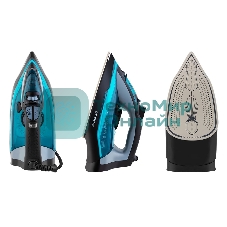 Утюг Endever DELTA-234 черный/лазурно-синий, 2400 Вт, 35 г/мин, 145 г/мин, 350 мл