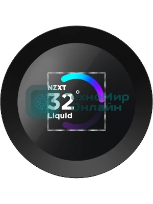 Система жидкостного охлаждения для ПК/ Water Cooling System NZXT Kraken Plus 360 RGB V2 (260W, 360mm, LED temp., Black, RGB/ Fans: 3x120mm, 75.05CFM, 31.9dBA, 2400RPM/ Pump height 55.97mm, 2800RPM, Rad thickness 27mm/ S: 1851, 1700, 1200, 115X, AM5, AM4)
