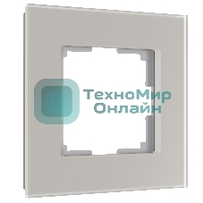Рамка WERKEL на 1 пост Senso (дымчатый, стекло soft-touch) W0013117