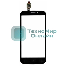 Сенсорное стекло (тачскрин) для Fly IQ4404 Spark, черное