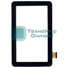 Сенсорное стекло (тачскрин) для Irbis TZ48, черное с рамкой