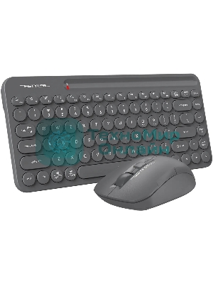 Комплект клавиатура+мышь A4Tech FStyler FG3200 Air2 беспроводной, USB, 2000 DPI, серый
