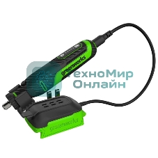 Прямошлифовальная машина (гравер) аккумуляторный GreenWorks G24RT, 24V, бесщеточный, с принадлежностями 52 шт., без АКБ и ЗУ (3200807)