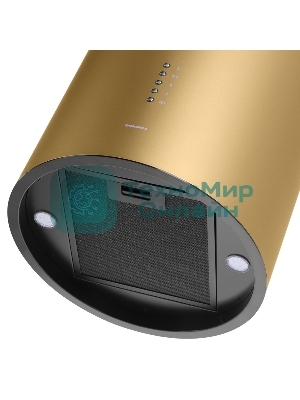 Вытяжка островная Maunfeld Lee Isla 39 золотой, 38 см, 1000 куб. м/ч, 52 дБ