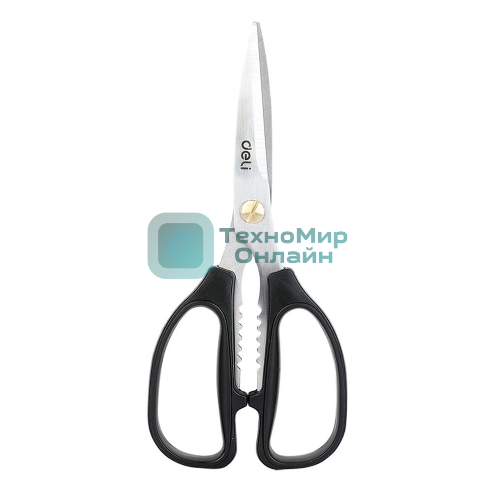 Ножницы универсальные хозяйственные Deli DL2613 195мм, нержавеющая сталь