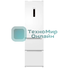 Холодильник Zugel ZRFD200W белый трехкамерный 197/85л морозилка снизу, No Frost