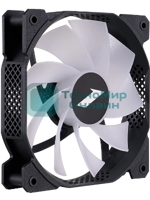 Вентилятор для корпуса 1STPLAYER F7R Black F7R-BK 120mm, 600-1800rpm, 56.34CFM, 36.99dBa, BULK