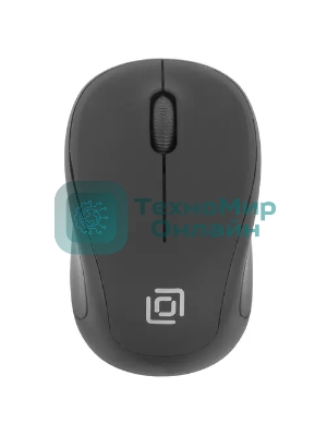 Мышь беспроводная Oklick 665MW черный, 1000 dpi, радиоканал, USB, кнопки - 3