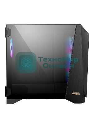 Компьютерный корпус MSI MEG PROSPECT 700R Mid-Tower, E-ATX, 2xUSB 3.2, 1xUSB-C, Audio I/O, 4x140 ARGb fan, Laminated Tempered Glass, (41556)