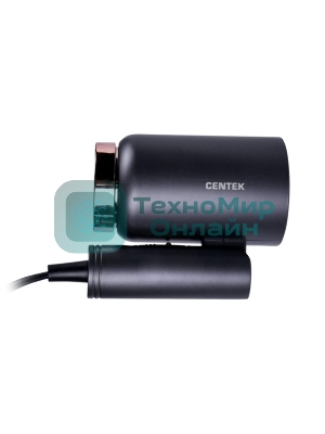 Фен Centek CT-2202 серый, 1600 Вт, компактный, ионизация