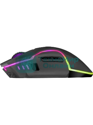 Мышь беспроводная Defender Oneshot GM-067 черный, 3200 dpi, радиоканал, USB, кнопки - 7