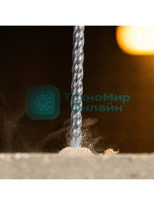 Бур по бетону Denzel цельная крестовая пластина, 6x265 мм, SDS PLUS