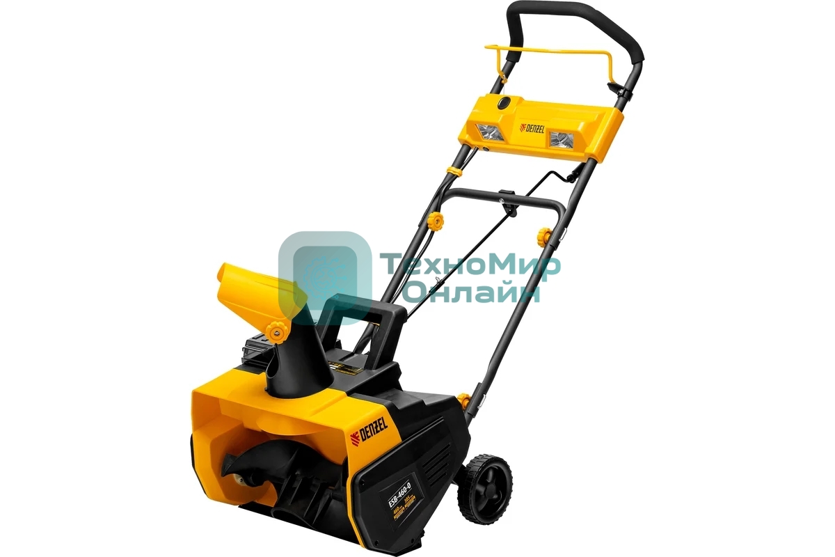 Снегоуборочная машина аккумуляторная Denzel, ESB-460-0, Li-Ion, 36В