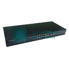 Коммутатор неуправляемый NEOMAX NMS-124P-1000-SR, 24 порта 1000 Mbps, металл Rack